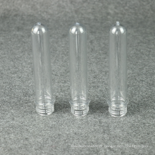 Atacado 100% novo material 28g 28mm Resistência à temperatura de alta temperatura Pré -forma de garrafa de plástico transparente